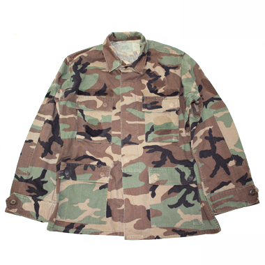 COAT WOOD CAMO PATTERN COMBAT BDUジャケット ウッドランド