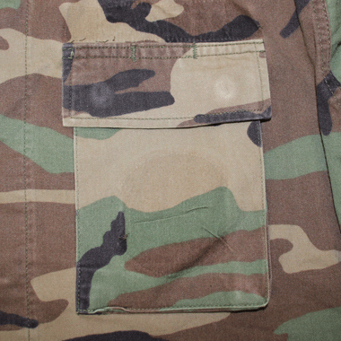 COAT WOOD CAMO PATTERN COMBAT BDUジャケット ウッドランド ノンリップ