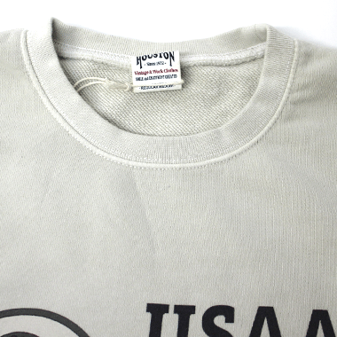 HOUSTON PIGMENT PRINT SWEAT USAAF ナチュラル