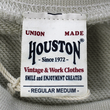 HOUSTON PIGMENT PRINT SWEAT USAAF ナチュラル