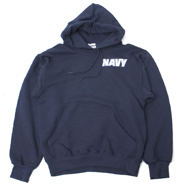 OFFICIAL US NAVY PRINT HEAVY WEIGHT HOOD プルオーバーパーカー