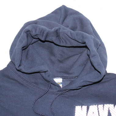 OFFICIAL US NAVY PRINT HEAVY WEIGHT HOOD プルオーバーパーカー