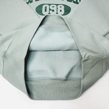 U.S AIRFORCE AREA CODE『098』SWEATSHIRT SMOKY GREEN スウェットシャツ 裏起毛 