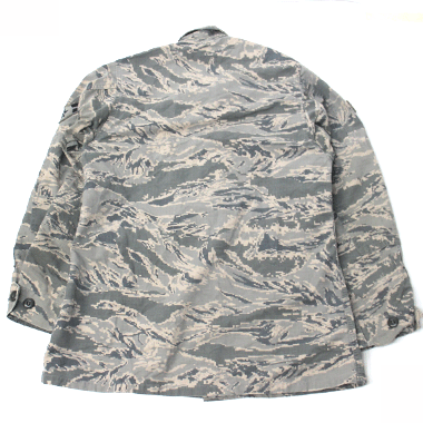 COAT MANS UTILITY AIR FORCE CAMO BDUジャケット 階級章付き ABU レディース