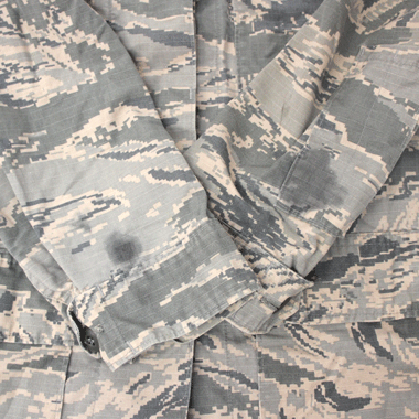 COAT MANS UTILITY AIR FORCE CAMO BDUジャケット 階級章付き ABU レディース