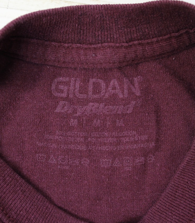 GILDAN USAF 323 TRS プリントTシャツ バーガンディ