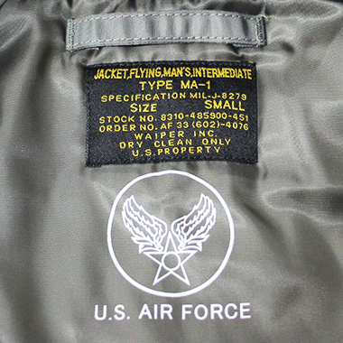 U.S. MA-1 FLIGHT JACKET フライトジャケット