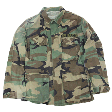 US ARMY COAT WOODLAND CAMOUFLAGE PATTERN COMBAT BDUジャケット の