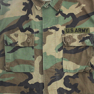 US ARMY COAT WOODLAND CAMOUFLAGE PATTERN COMBAT BDUジャケット 