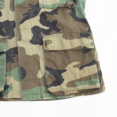 US ARMY COAT WOODLAND CAMOUFLAGE PATTERN COMBAT BDUジャケット 