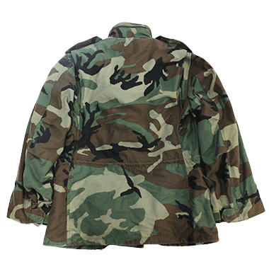 COAT COLD WEATHER FIELD 80s M-65 フィールドジャケット ライナー付きウッドランド