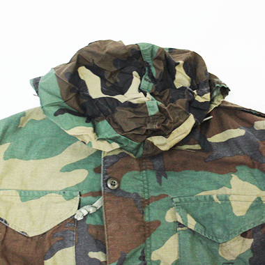 COAT COLD WEATHER FIELD 80s M-65 フィールドジャケット USMCステンシル ウッドランド