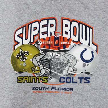 SUPER BOWL プリントTシャツ