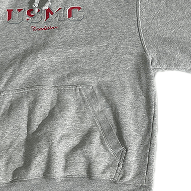 USMC HOODED SWEATSHIRT