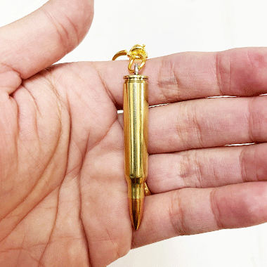 US 5.56mm × 45mm リアルダミーカート キーホルダー