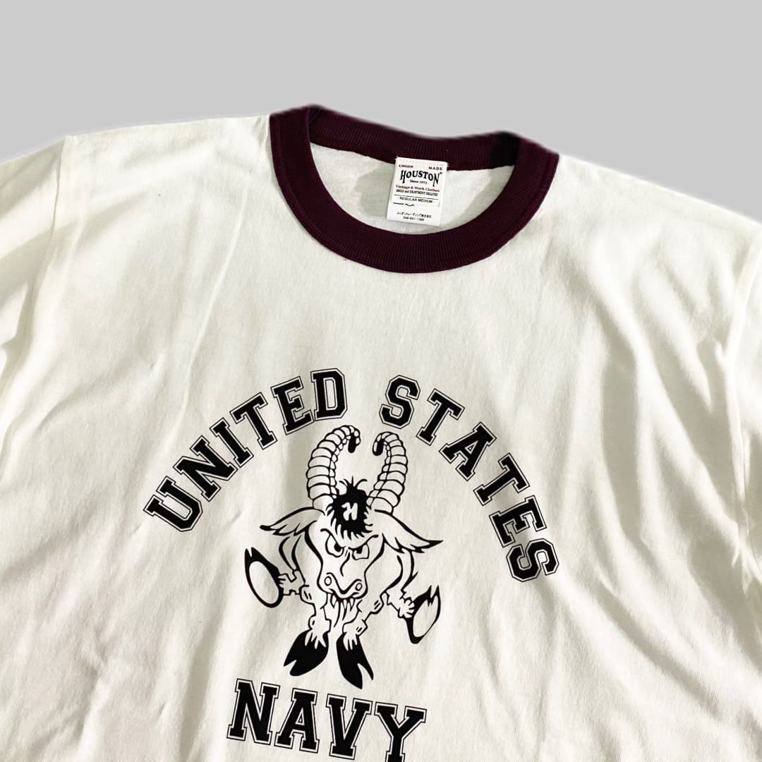 HOUSTON RINGER PRINT S/S TEE U.S.NAVY