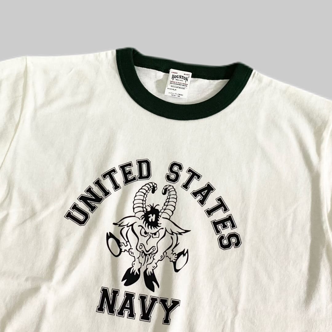 HOUSTON RINGER PRINT S/S TEE U.S.NAVY