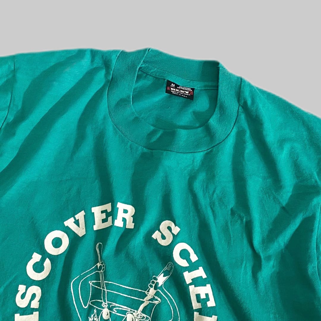 DISCOVER SCIENCE プリントTシャツ 90s