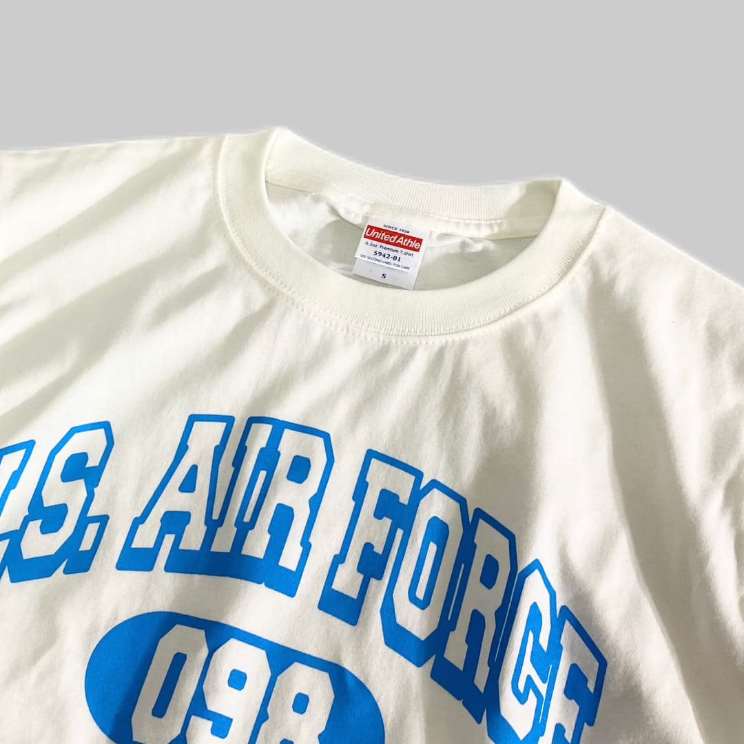 U.S AIRFORCE AREA CODE『098』プリントTシャツ