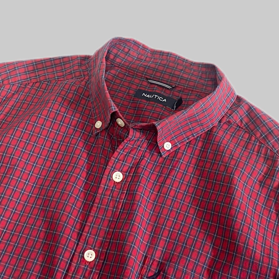 【NAUTICA 】check shirt