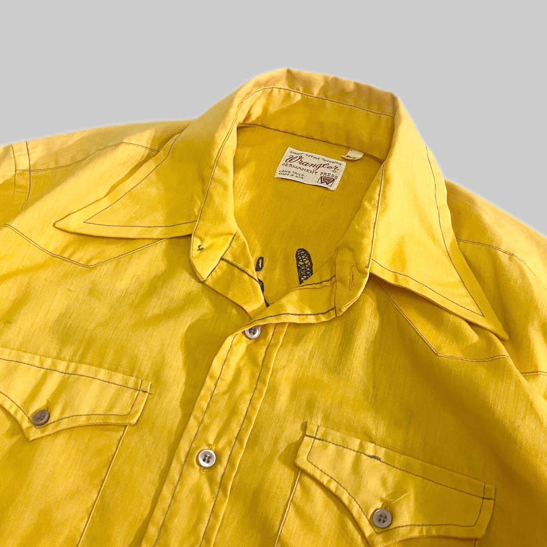 【Wrangler】Western shirt 70s