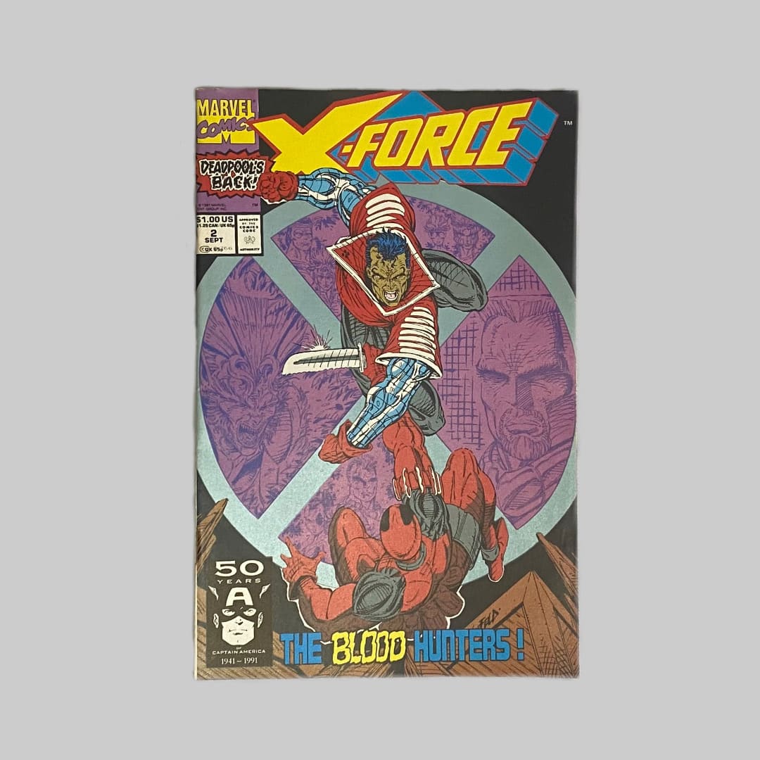 アメコミ

X-FORCE アメリカンコミック

サイズ：約26×17cm

中古アメリカン・コミック。

英文表記の洋書となります。

コレクションなどにいかがでしょうか。

※画像の程度とは若干異なる場合がございますので予めご了承下さい。
(キズ、へこみ、汚れ、穴あき、ほつれ、文字書入れ(名前、ナンバー)など
