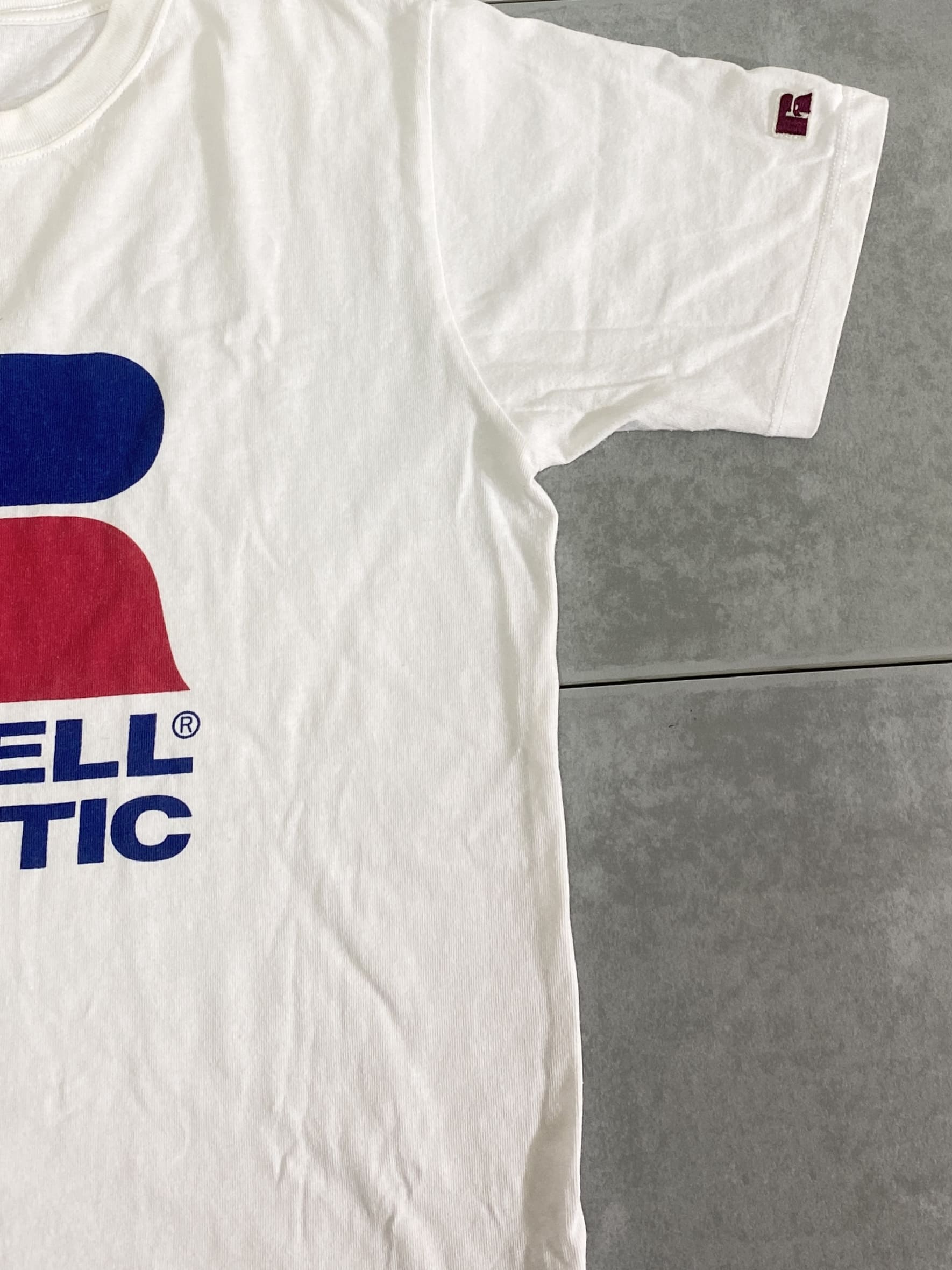 【RUSSELL ATHLETIC】BIG LOGO S/S TEE