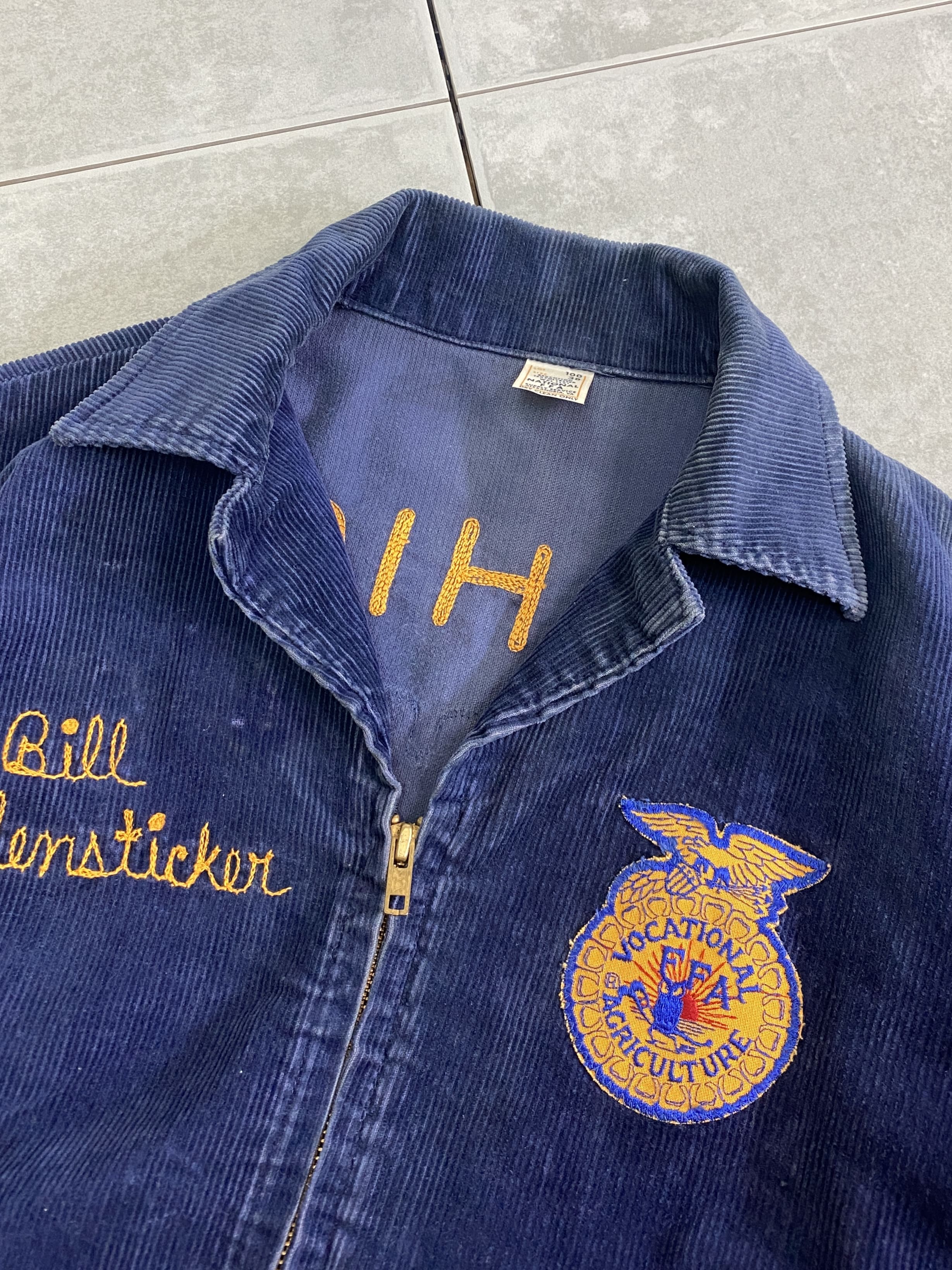 FFA CORDUROY JACKET 80s