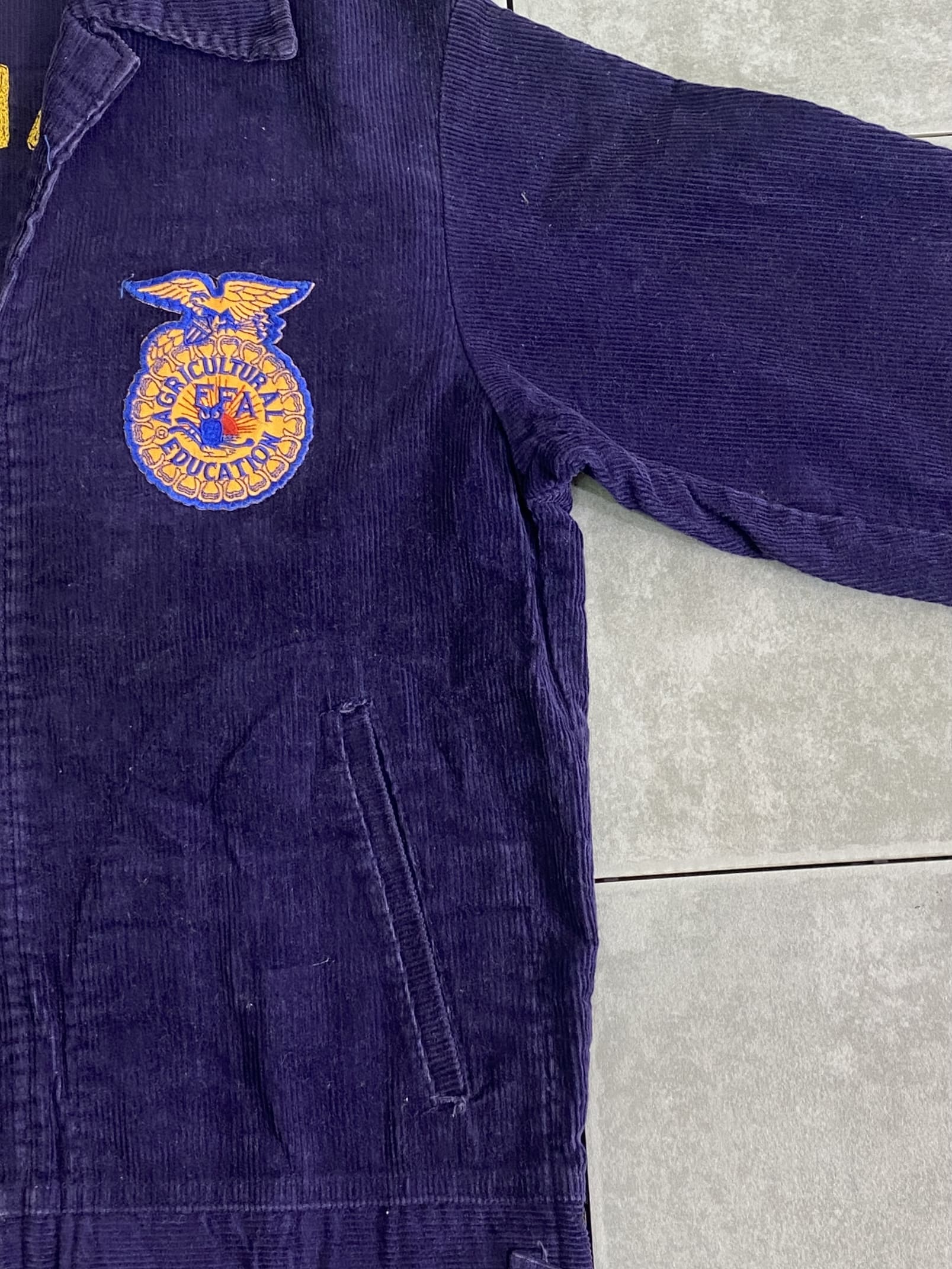 FFA CORDUROY JACKET 80s