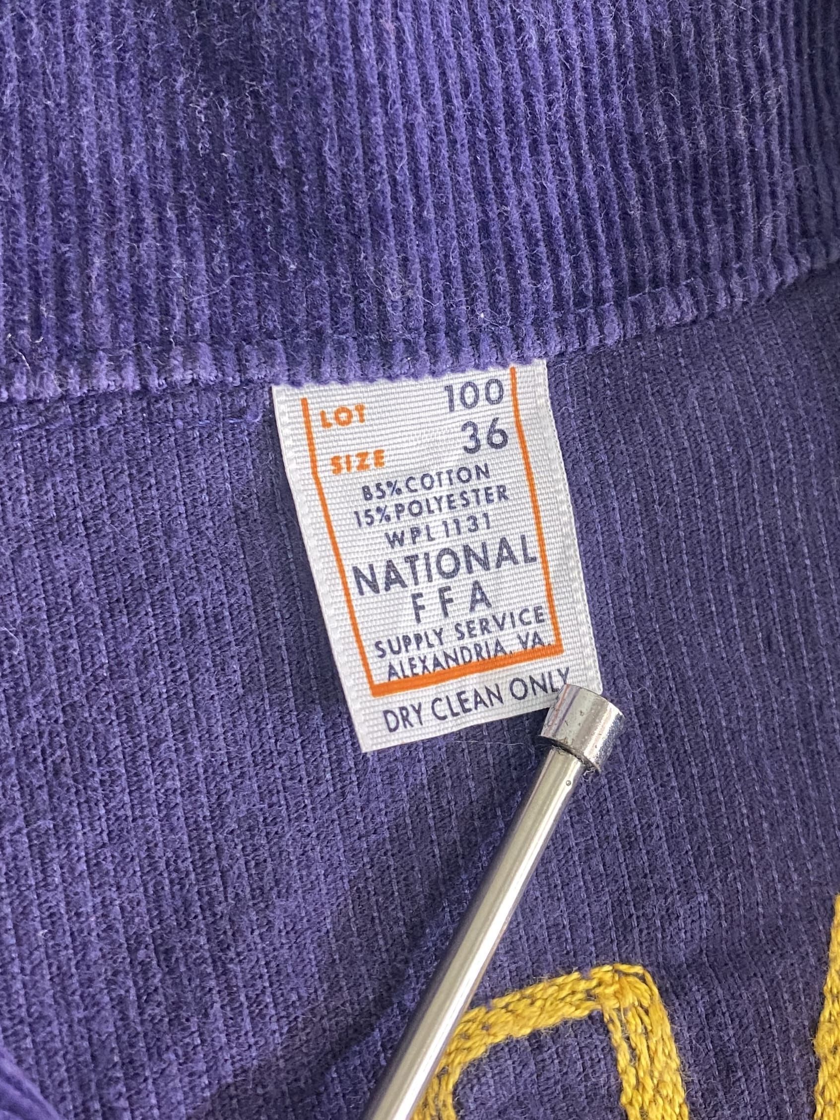 FFA CORDUROY JACKET 80s