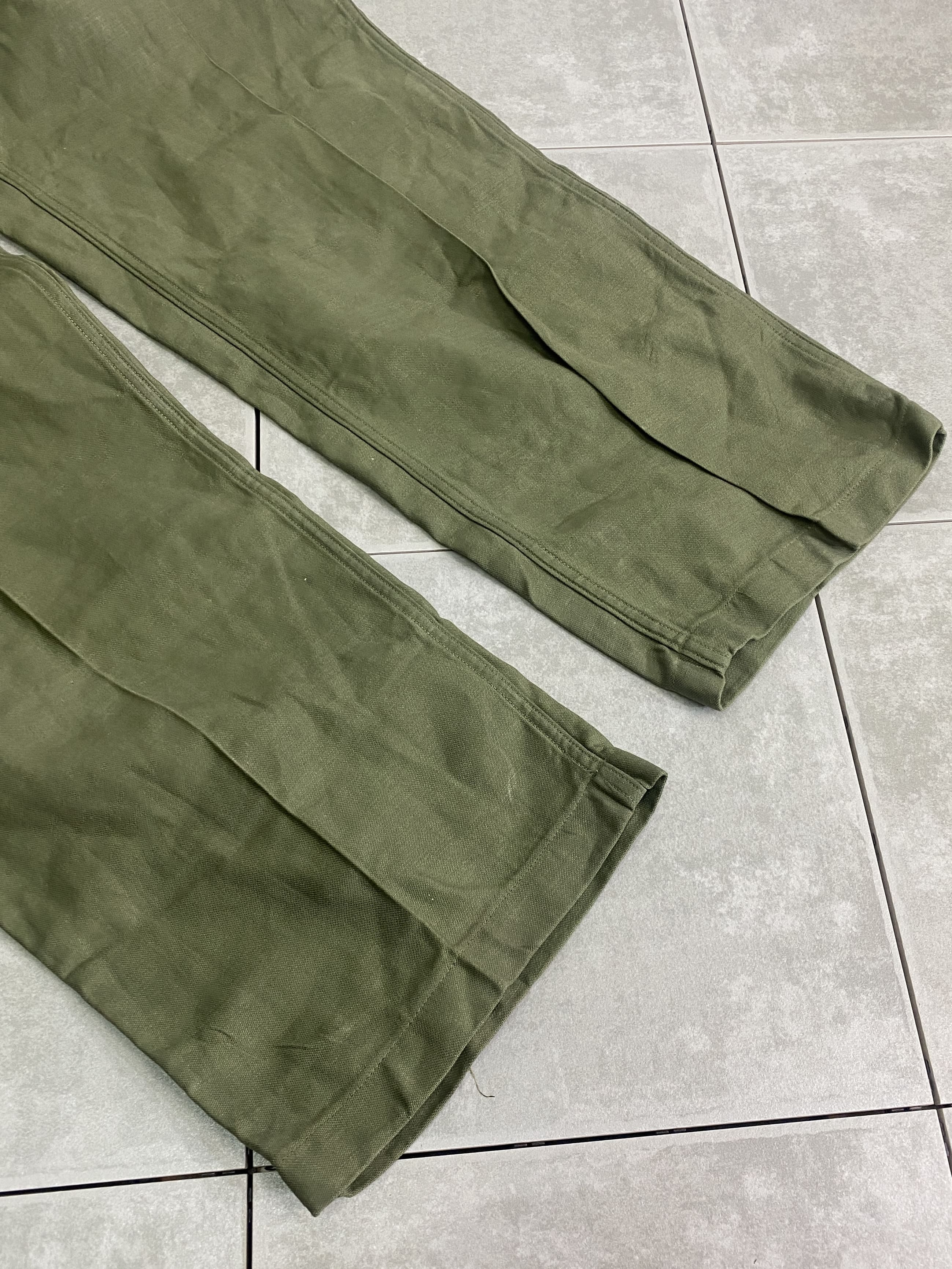 60s TROUSERS MENS COTTON SATEEN OG 107