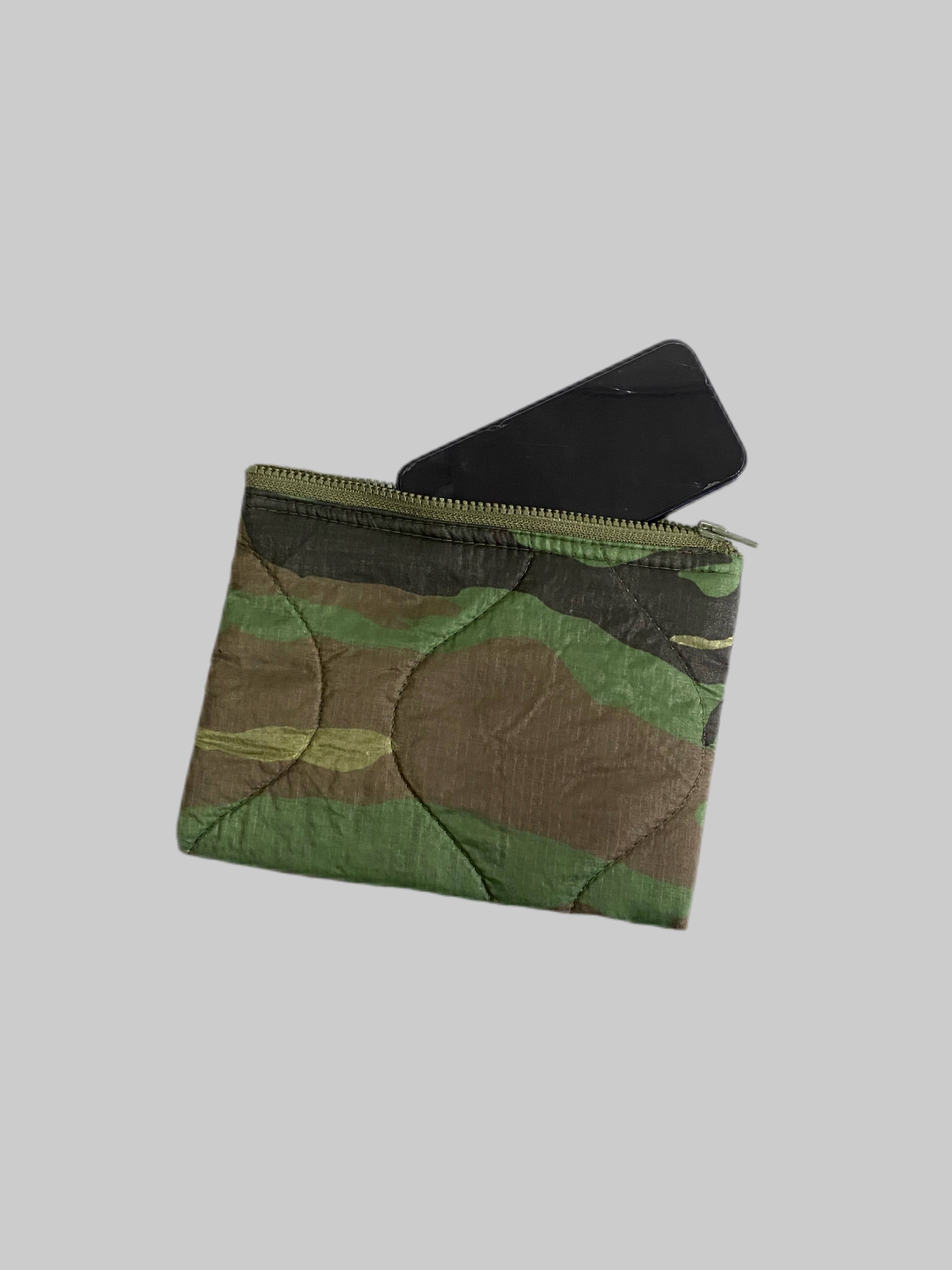 米軍実物 PONCHO LINER REMAKE POUCH リメイクポーチ