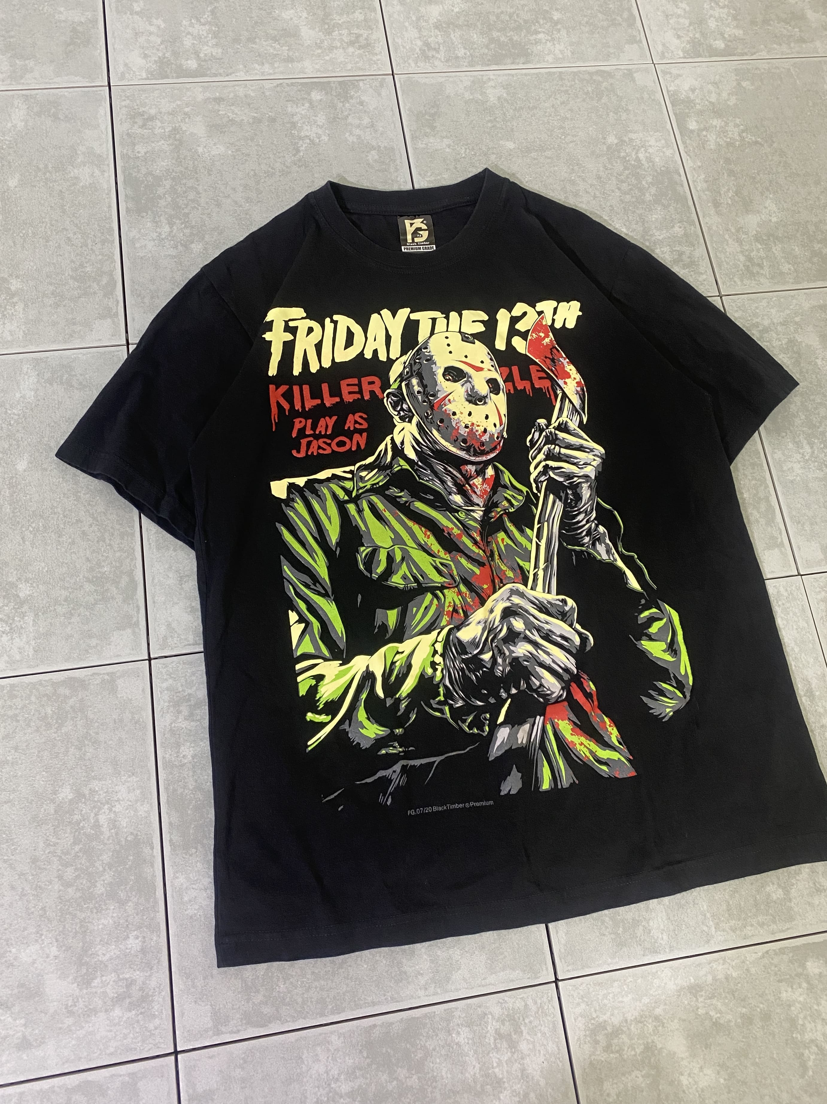 【BLACK TIMBER】 FRIDAY THE 13TH MOVIE T-SHIRT