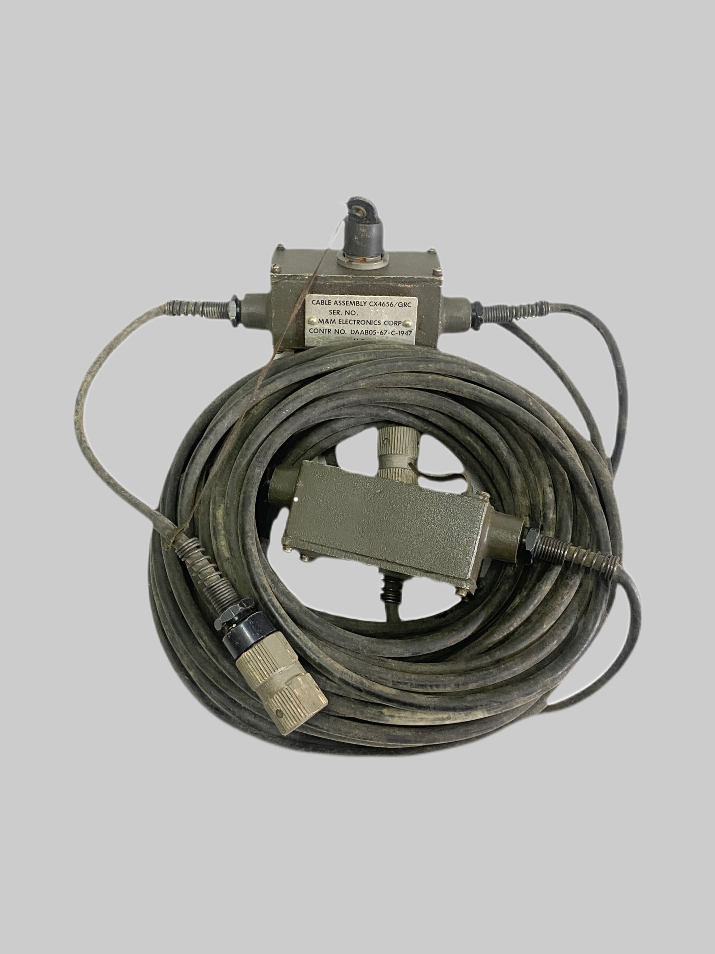 CW-502/GRC RADIO TRANSMISSION CABLE ショルダーバッグ