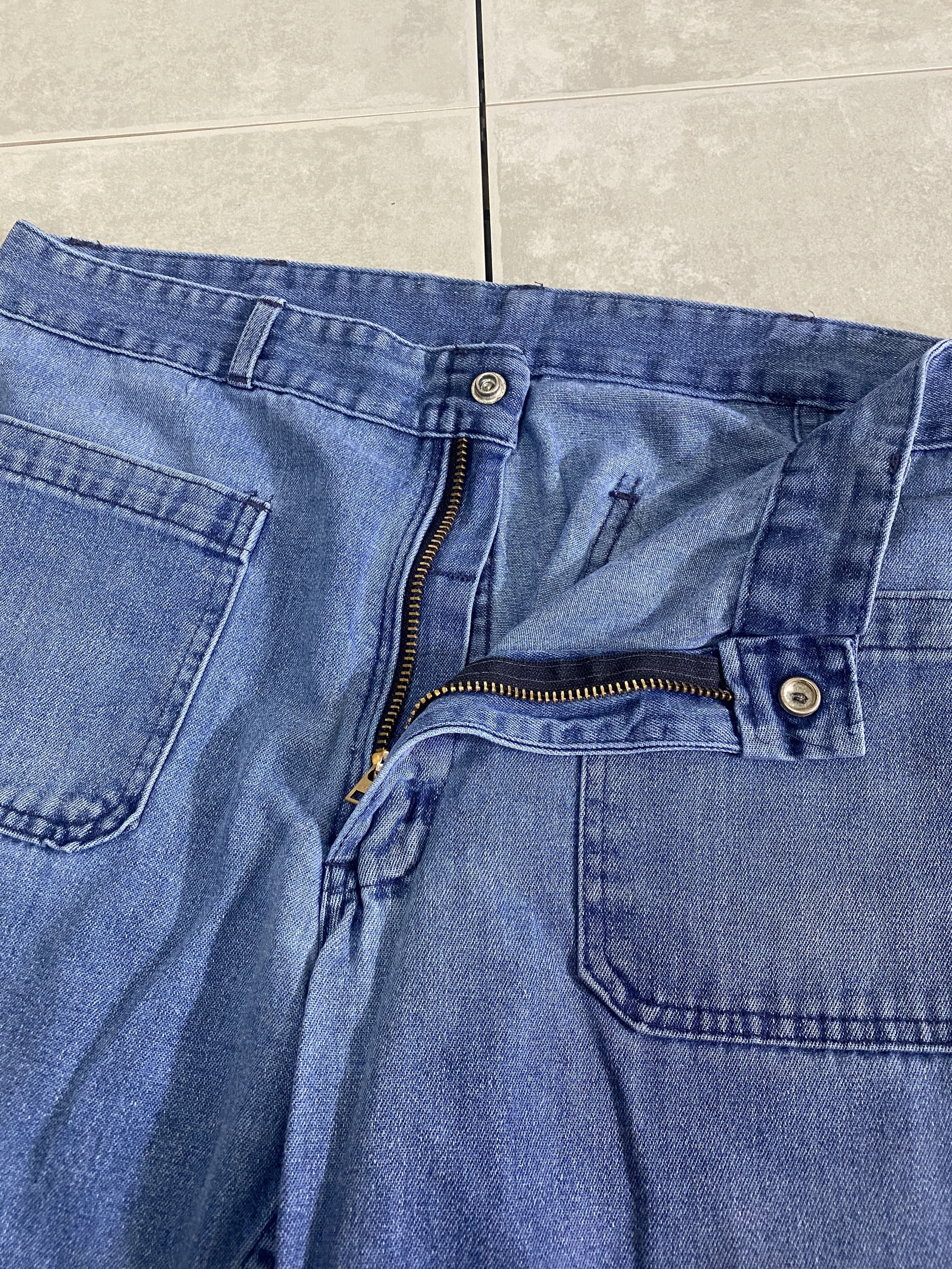 TROUSERS UTILITY MENS デニムセーラーパンツ