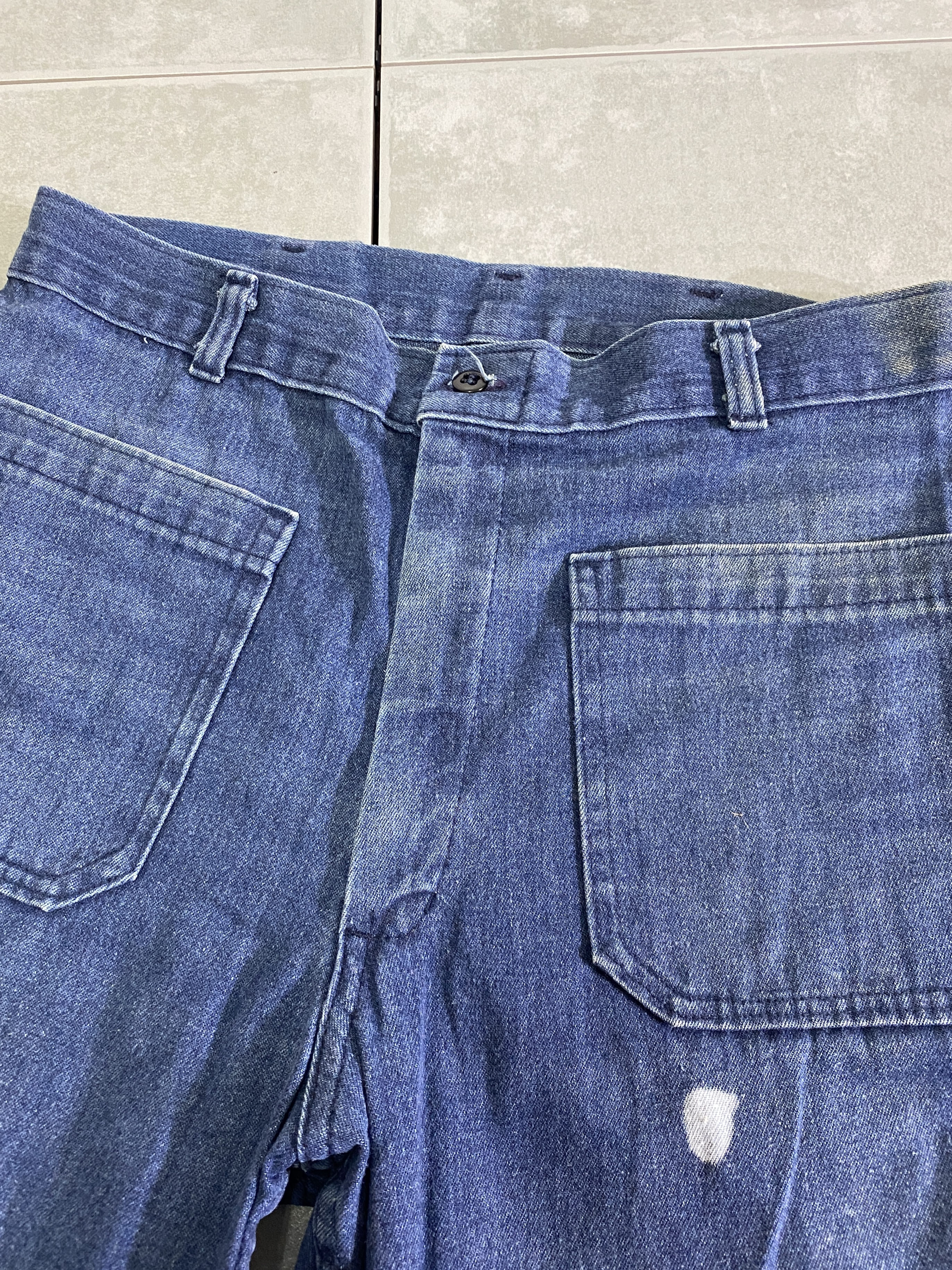 U.S.NAVY TROUSERS UTILITY DENIM MADE IN USA