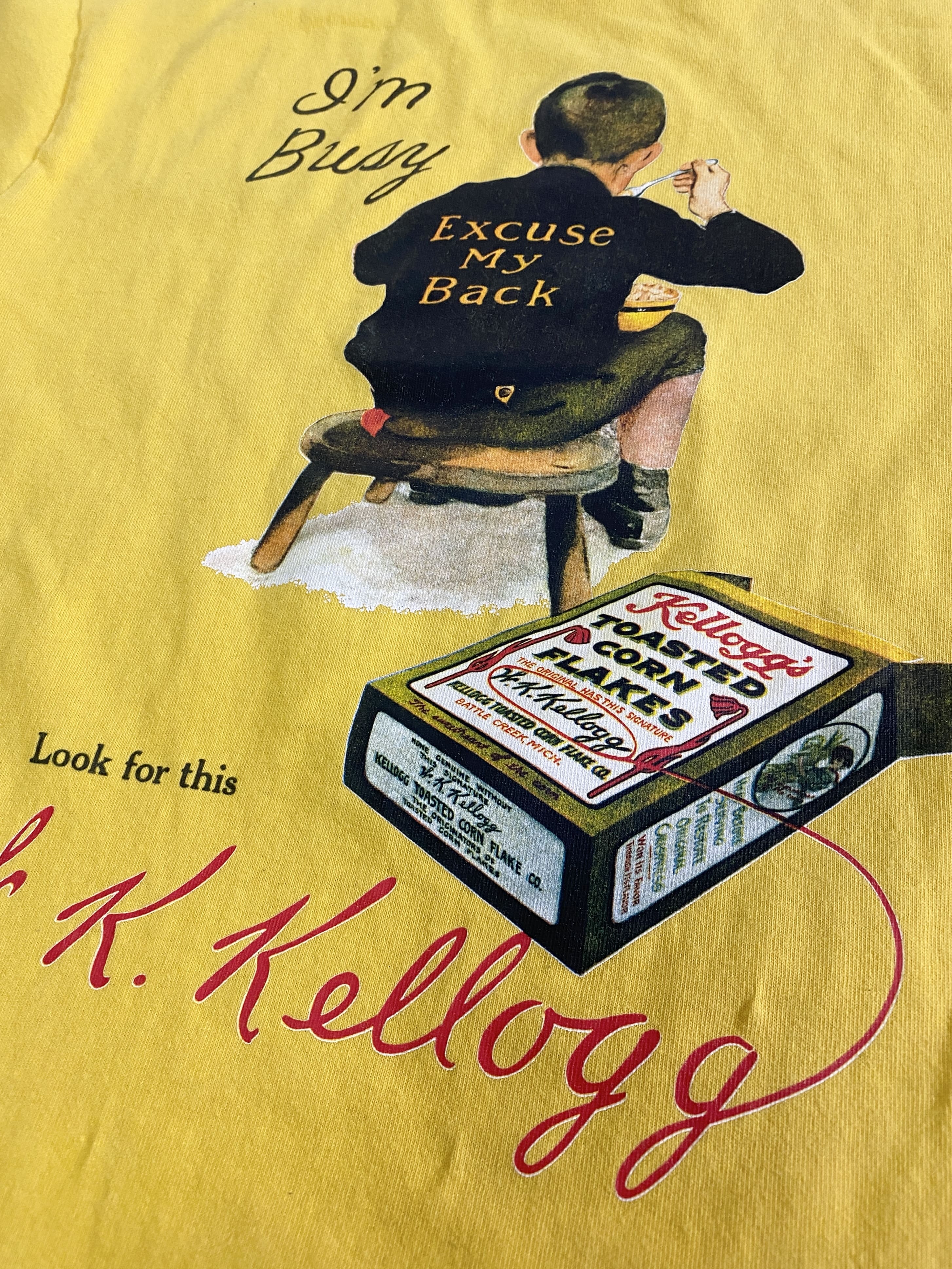 【Vintage Kelloggs】PRINTED S/S TEE