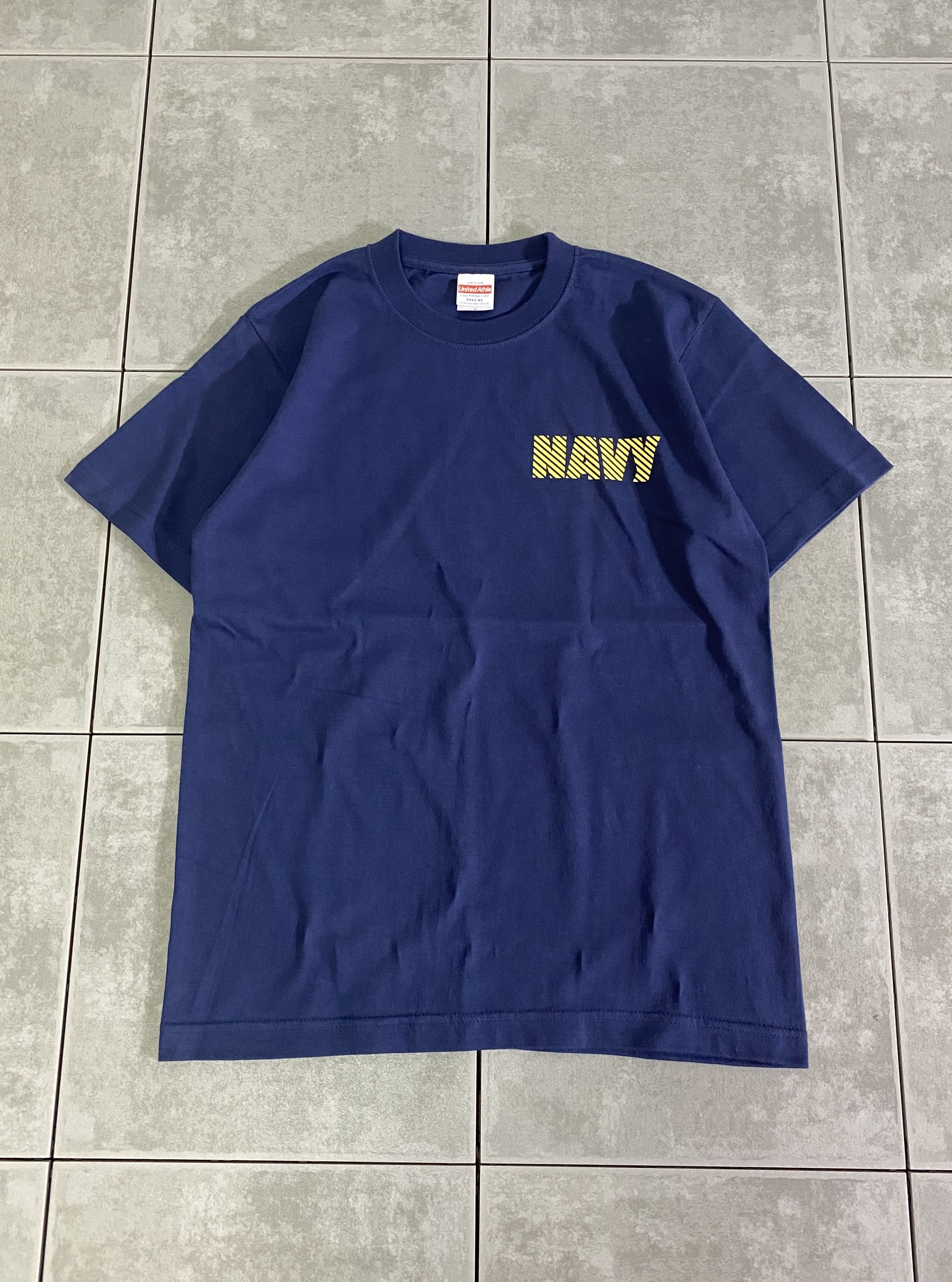 U.S.NAVY DIAGONAL LINE S/S TEE