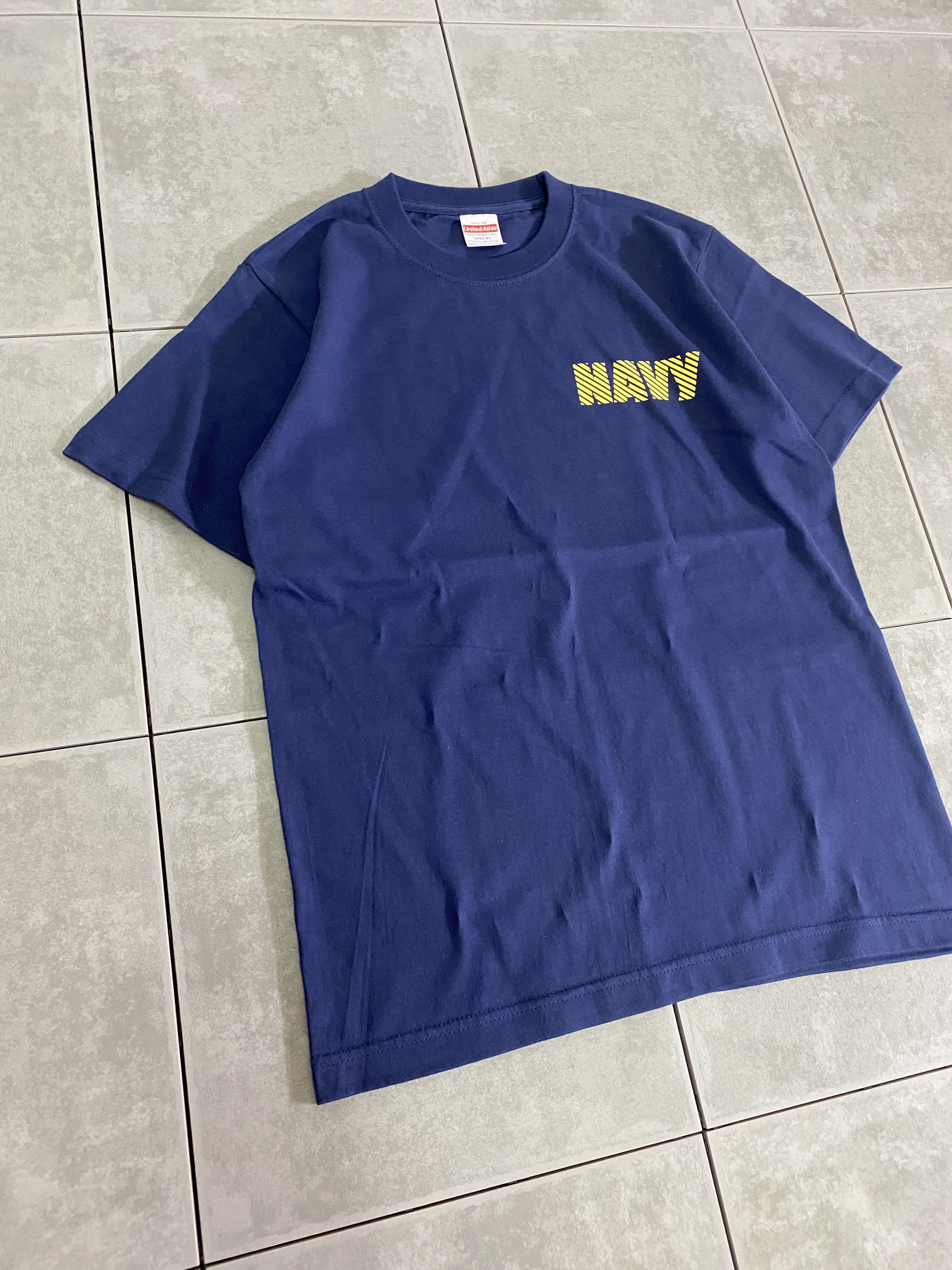 U.S.NAVY DIAGONAL LINE S/S TEE