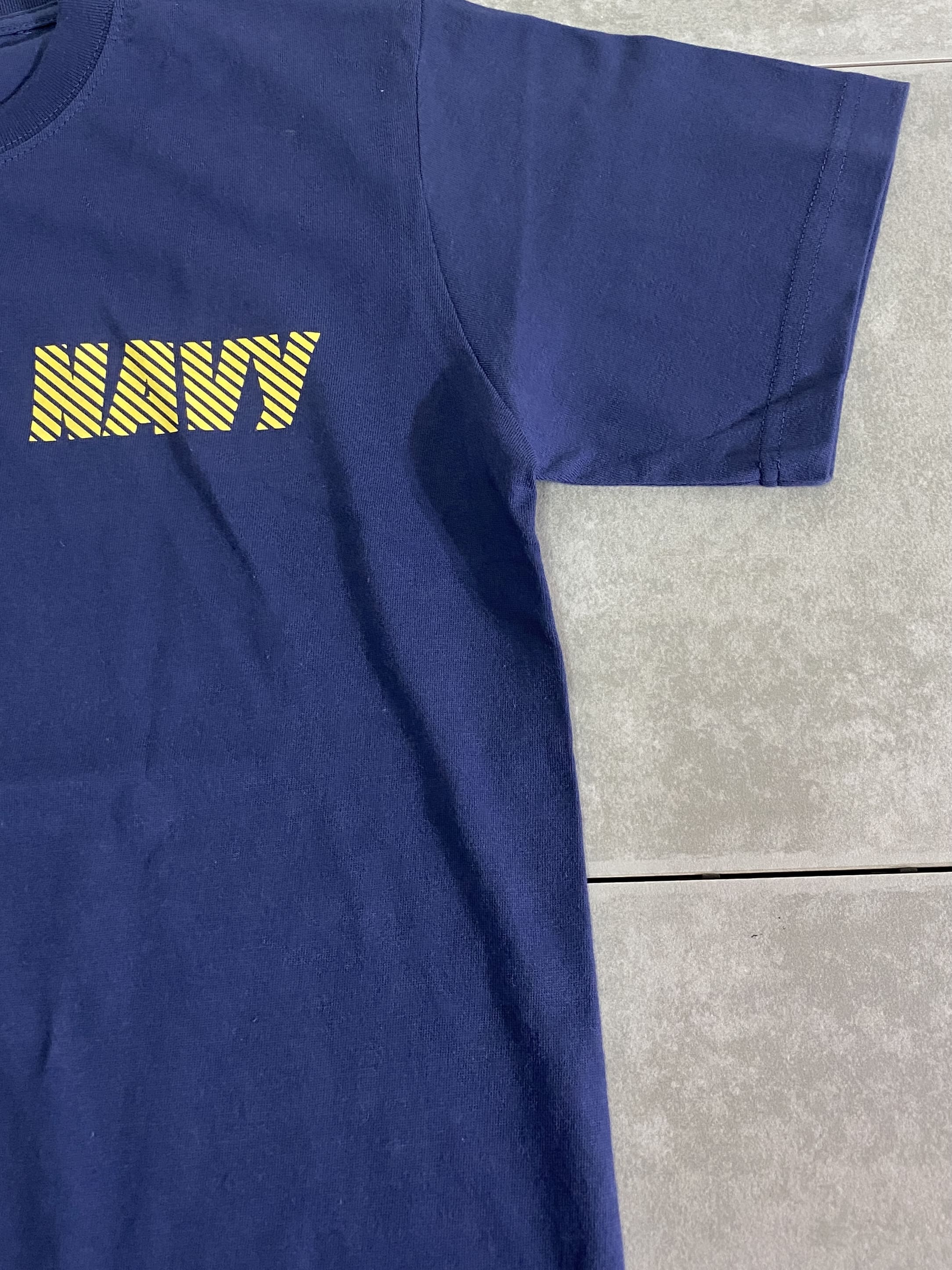 U.S.NAVY DIAGONAL LINE S/S TEE