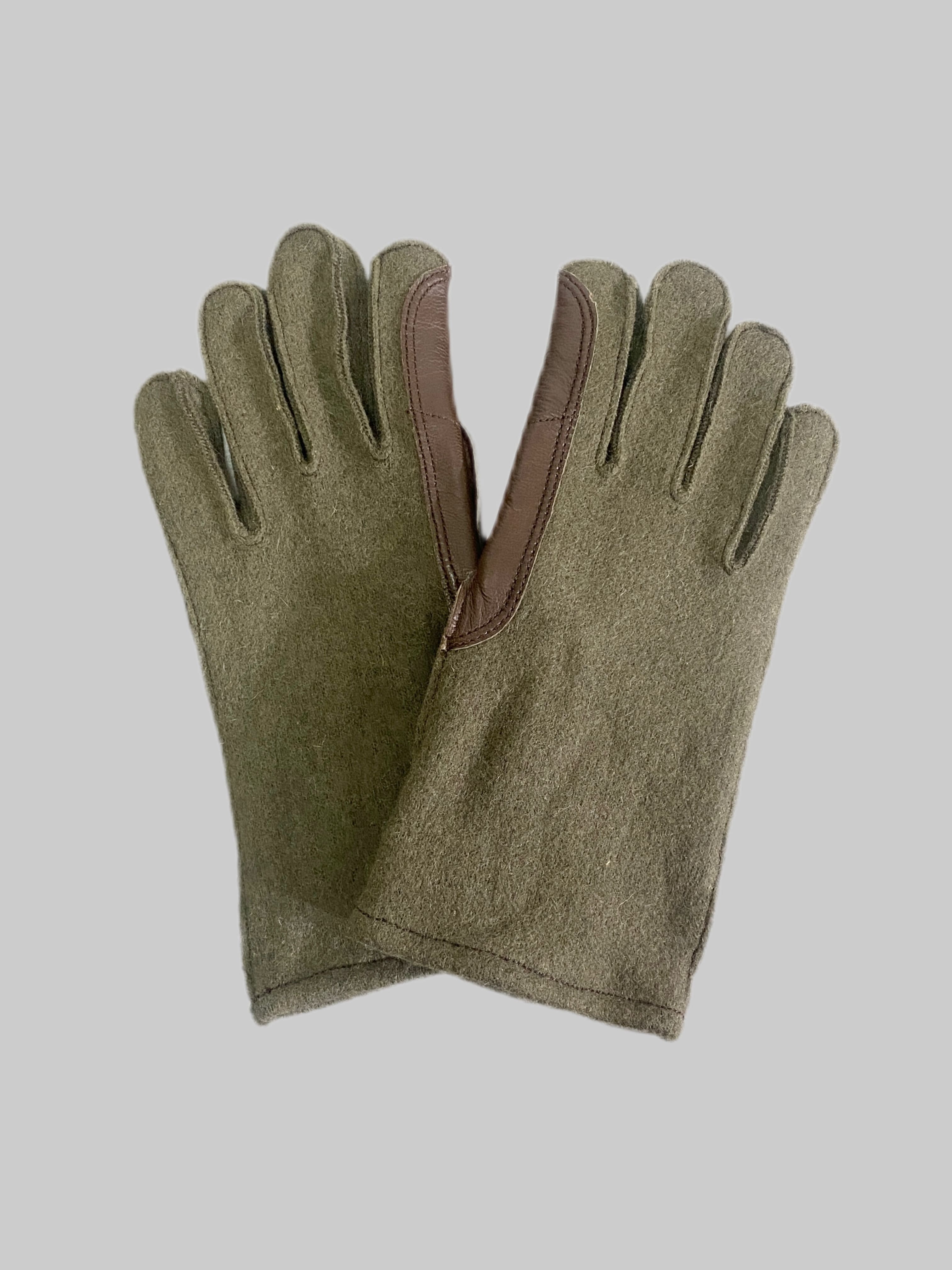 French Leather & Wool Glove