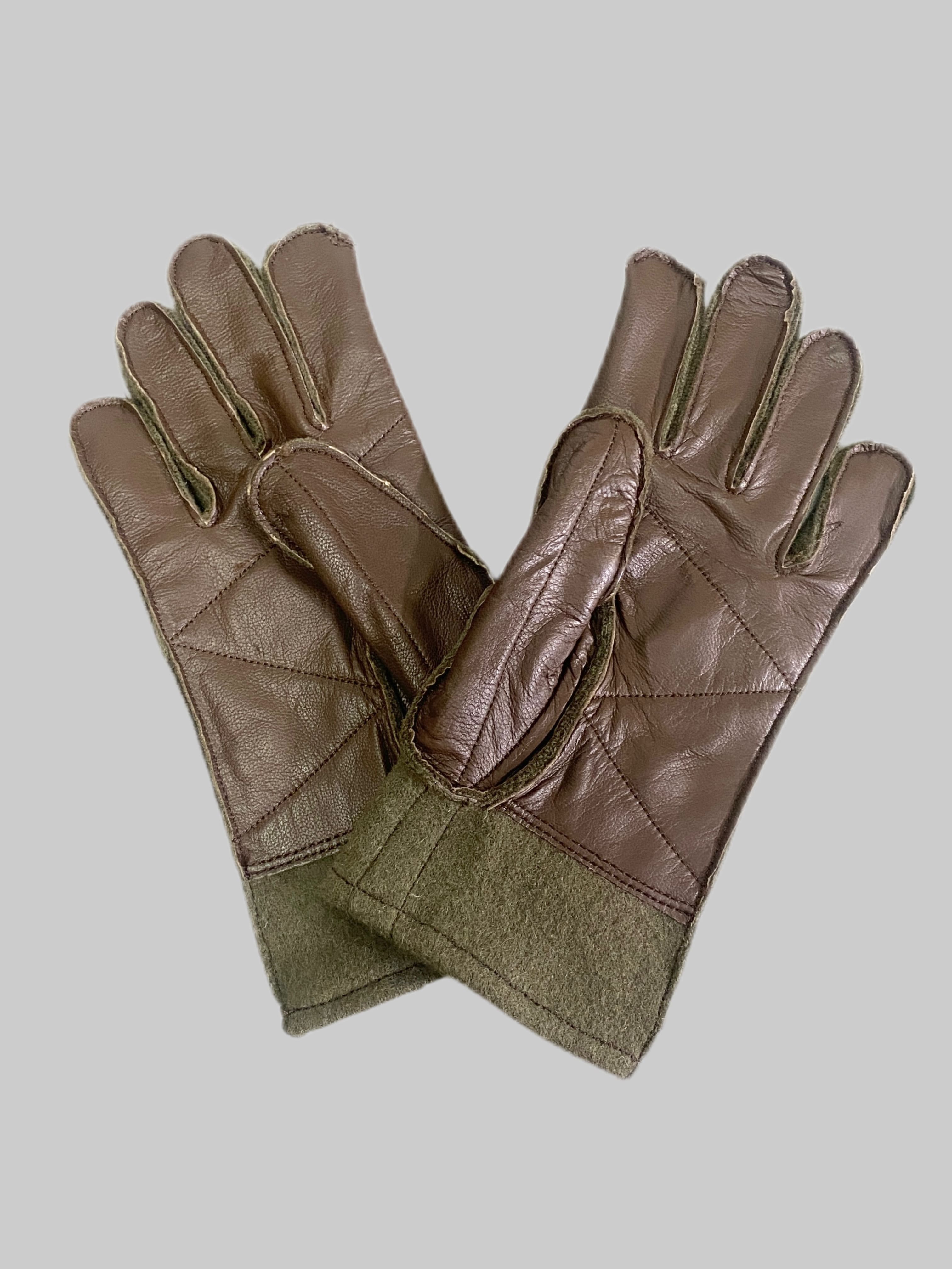 French Leather & Wool Glove