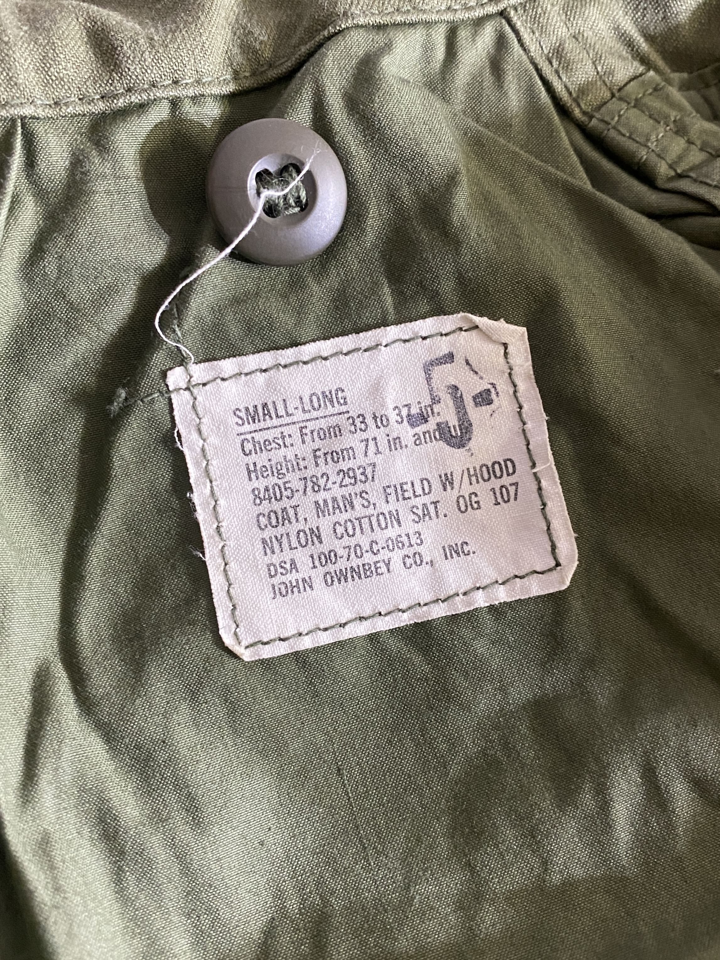 70s M-65 FIELD JACKET 2nd Model