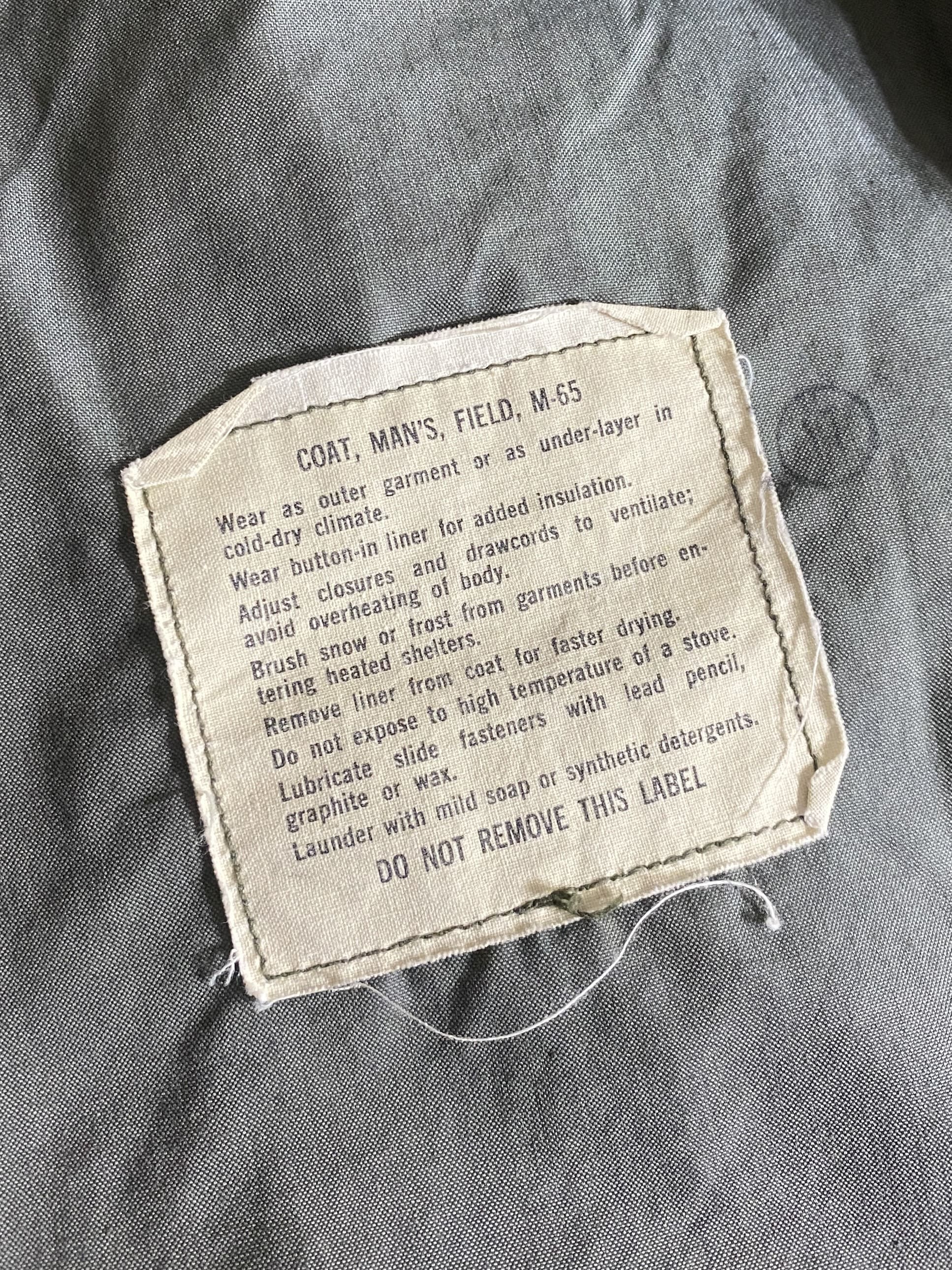 60s M-65 FIELD JACKET 2nd Model