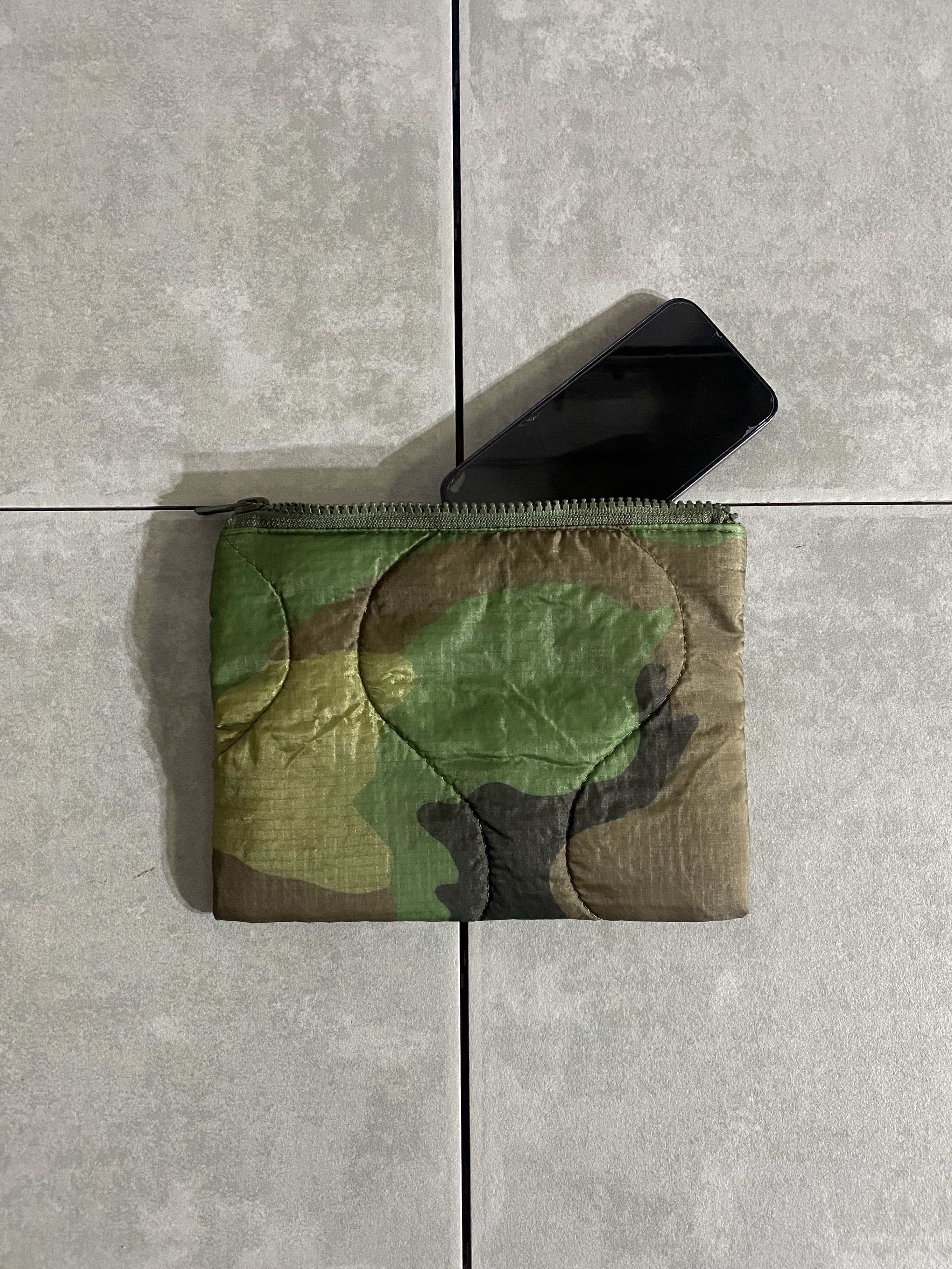 米軍実物 PONCHO LINER REMAKE POUCH リメイクポーチ