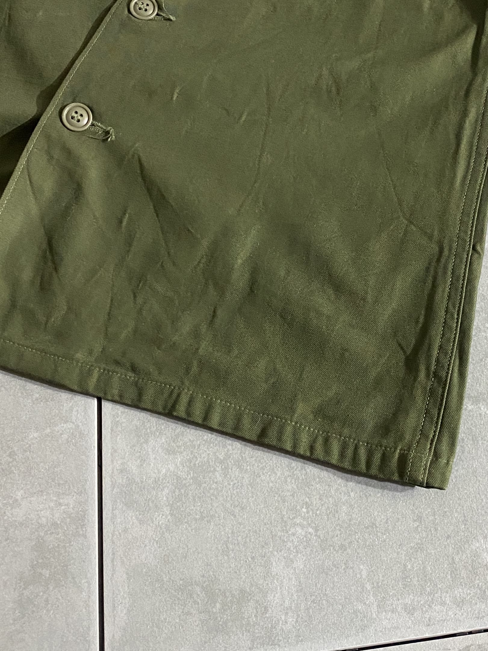 60s Cotton Twill Utility Shirt OG-107