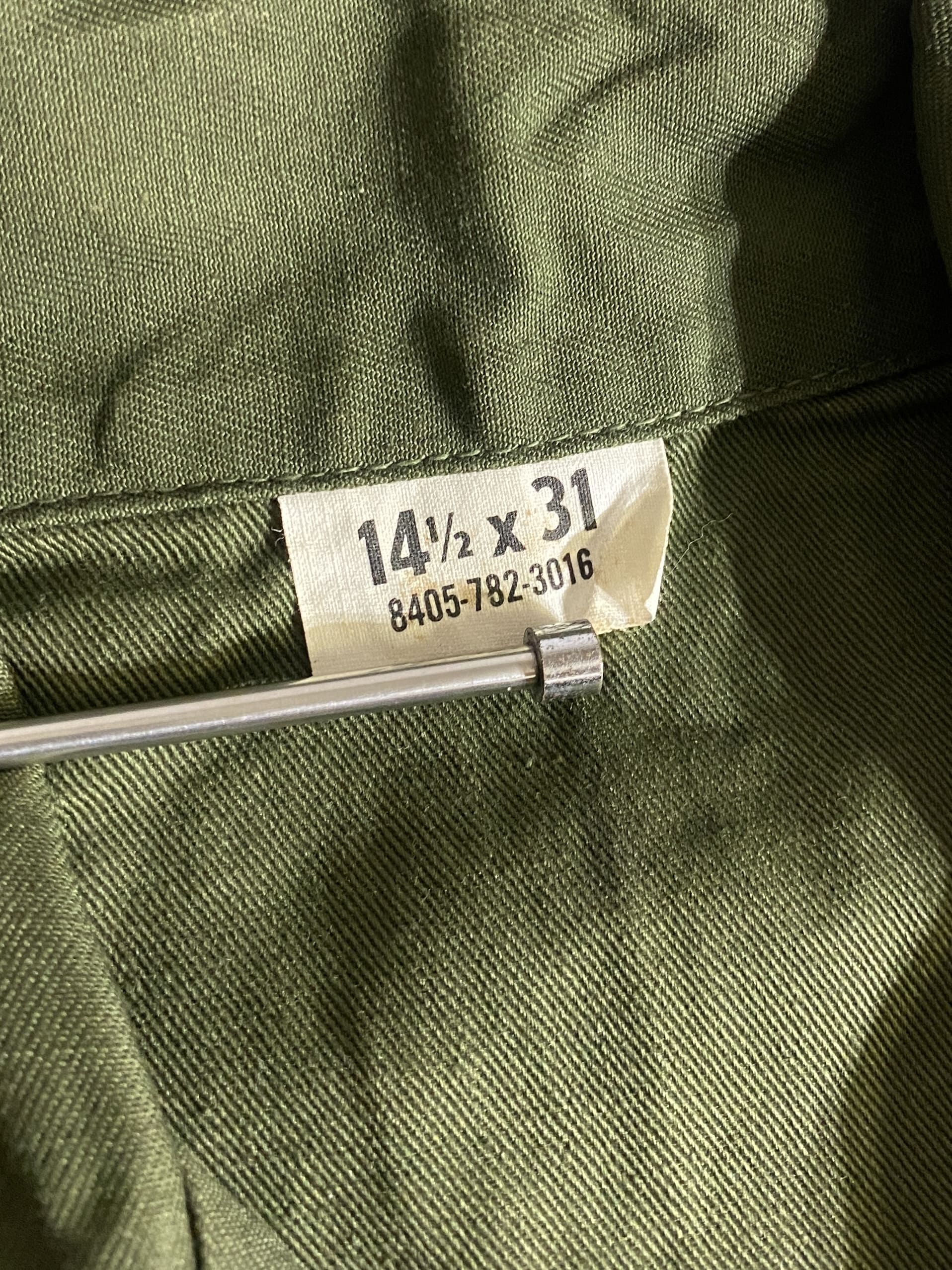 60s Cotton Twill Utility Shirt OG-107