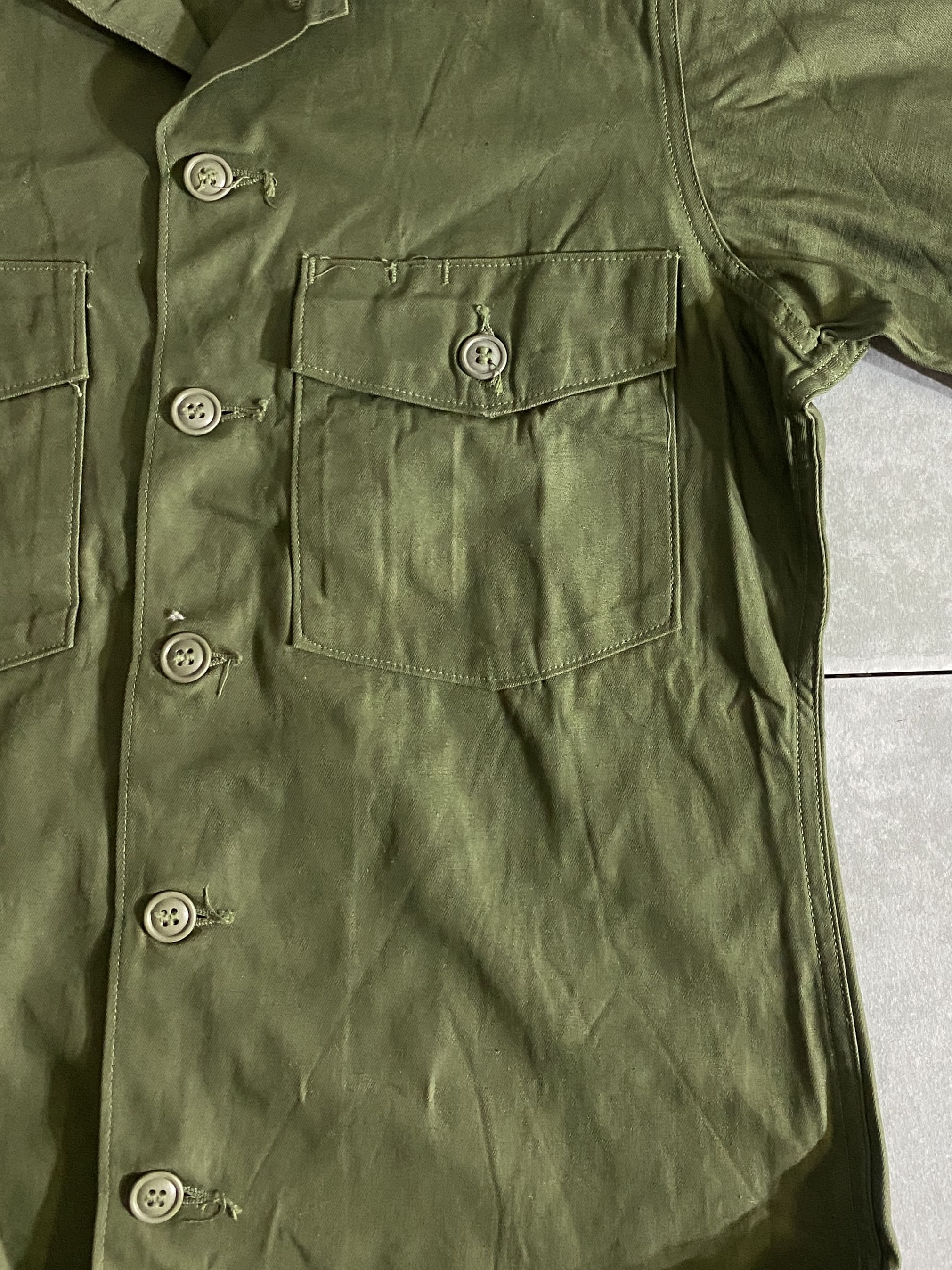 60s Cotton Twill Utility Shirt OG-107