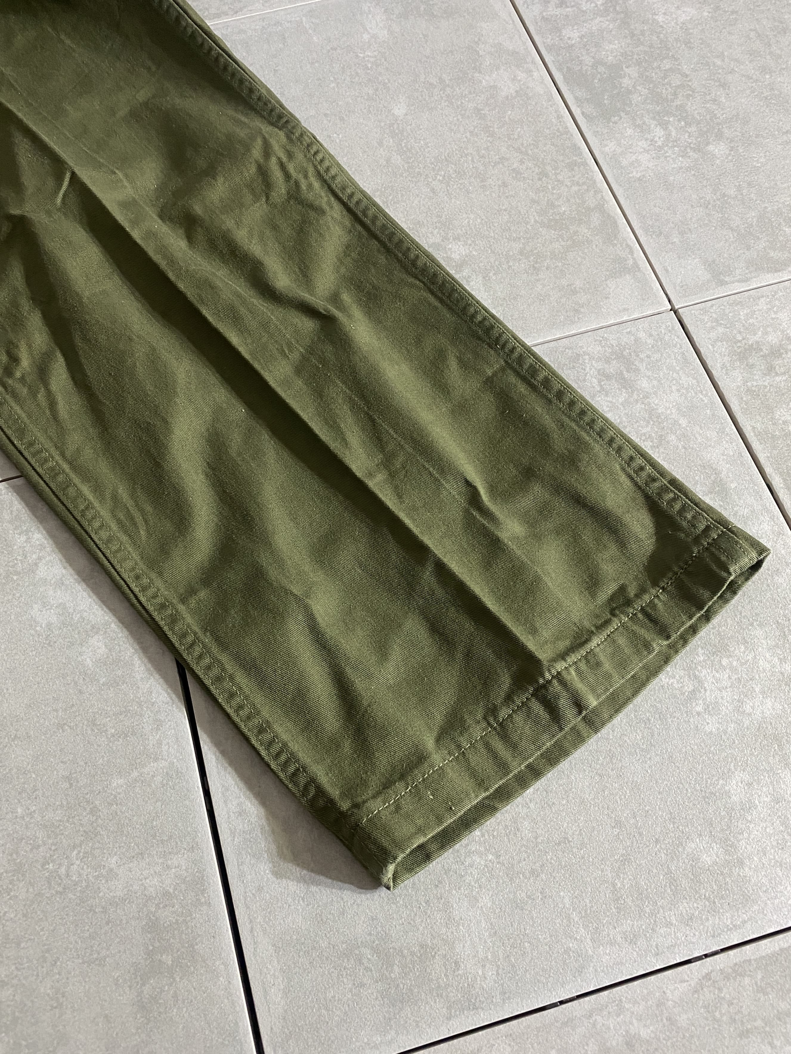 60s TROUSERS MENS COTTON SATEEN OG-107