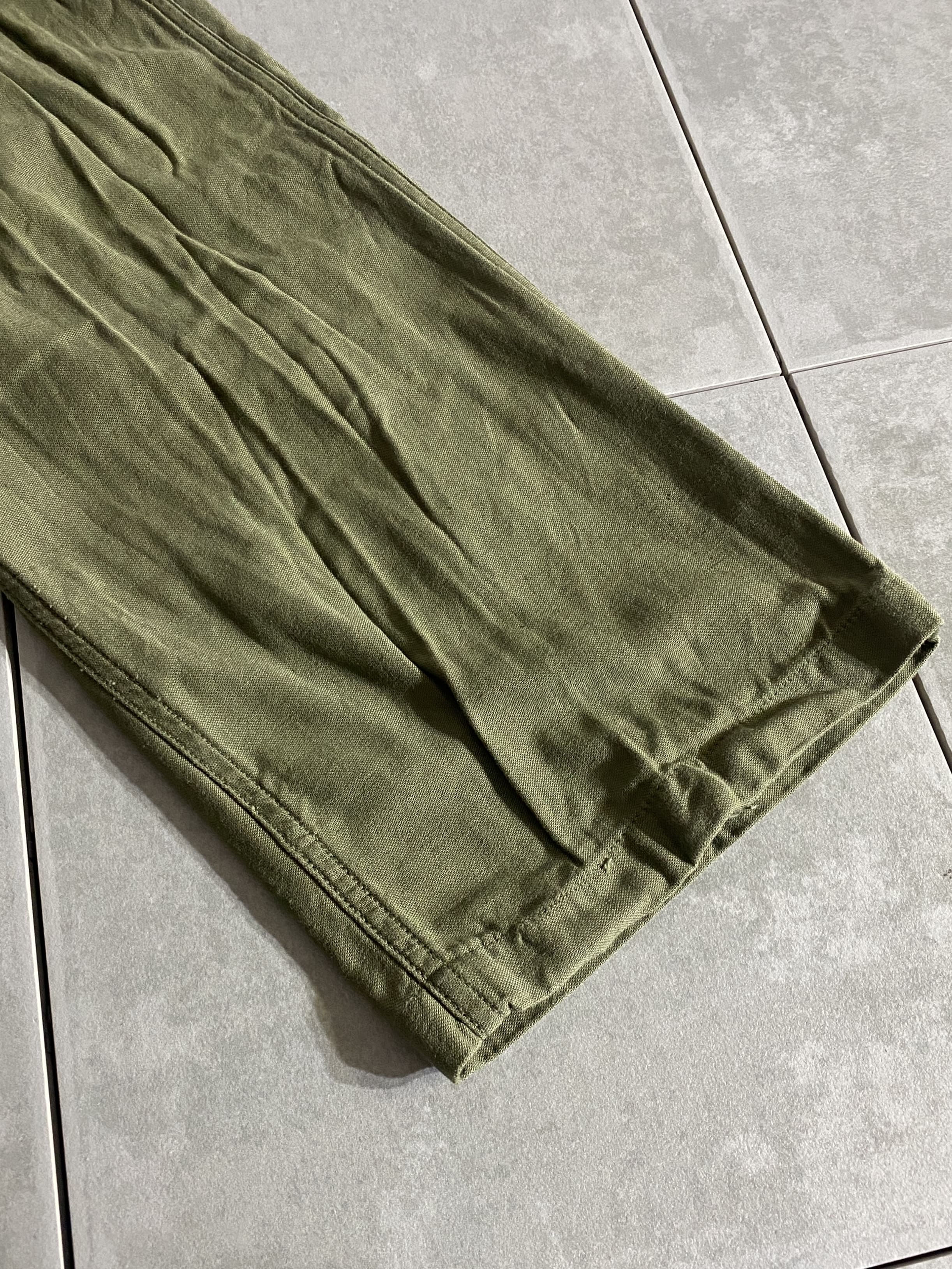 60s TROUSERS MENS COTTON SATEEN OG-107